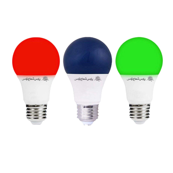 لامپ LED حبابی 9 وات رنگی پارس شعاع توس-658
